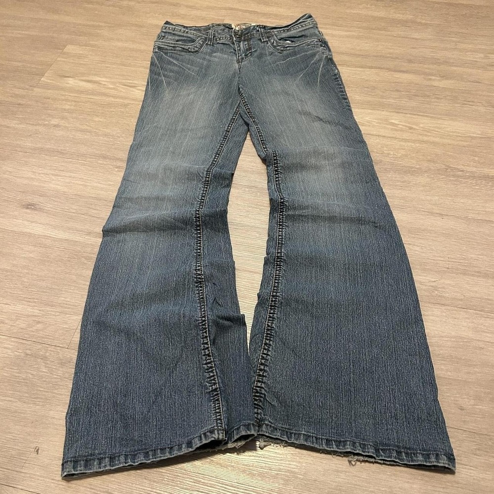 27x30 Blue Bootcut Flared Jeans Y2K 2000s